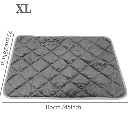 Self-Warming Pet Mat with Heat Reflective Technology for Dogs and Cats Waterproof No Electricity Needed Comfortable Winter Pad for Local Pet Owners(72*115cm)